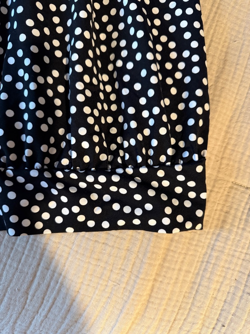 Lands End  Black and White Polka Dot Tankini Top, size 18 - Picture 6 of 8